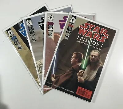 Buy Star Wars Episode I (1) Phantom Menace #1,2,3,4  (Dark Horse Comics) Newsstand • 124.25£