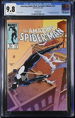 Buy Amazing Spider-Man #252 Facsimile Edition 1:25 Vess Hidden Gem Variant CGC 9.8 • 63.54£