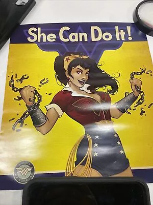Buy Loot Crate Wonder Woman Lot Of 2 Poster And Figure (297) • 14.46£