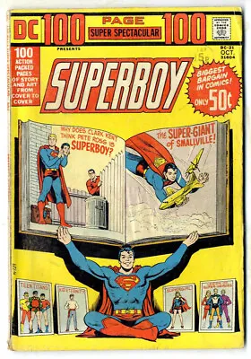 Buy 100 Page Super Spectacular #21: Superboy (1973; Fn 6.0) Classic Reprints • 6.95£