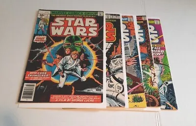 Buy Star Wars 1, Reprint, (Marvel, 1977), Star Wars 28, 48, 18, 7, Comic Book Lot • 58.50£