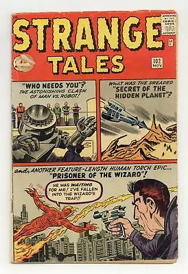 Buy Strange Tales #102 GD/VG 3.0 1962 • 84.06£