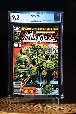 Buy THE TOXIC AVENGER #1 April 1991 CGC 9.2 White Pages Peter Dinklage • 78.05£