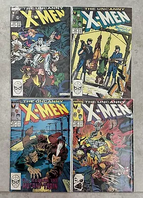 Buy Uncanny X-Men Marvel Comics Issues 235 236 237 238 1st Genosha Genengineer 1988 • 29.99£
