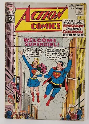 Buy Action Comics 285 Superman Introduces Supergirl 1962 Jfk Appearance • 60.04£