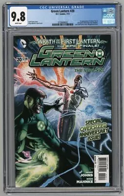 Buy Green Lantern #20 ~ CGC 9.8 ~ 1st Cameo Appearance Of Jessica Cruz • 45.96£