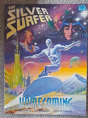 Buy Silver Surfer Homecoming | Marvel Graphic Novel | Jim Starlin | 1st Print 1991 • 30£