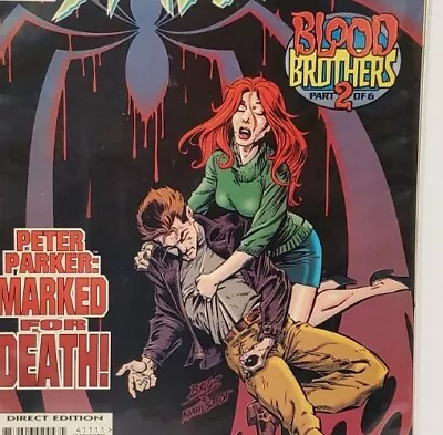 Buy Amazing Spider-Man Marvel Comic Book #411 Blood Brothers Part 2 1996 • 23.66£