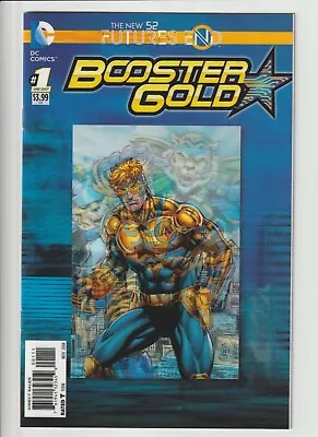 Buy Booster Gold #1 3d Lenticular Cover (2014) (dc New 52) Futures End • 2.99£