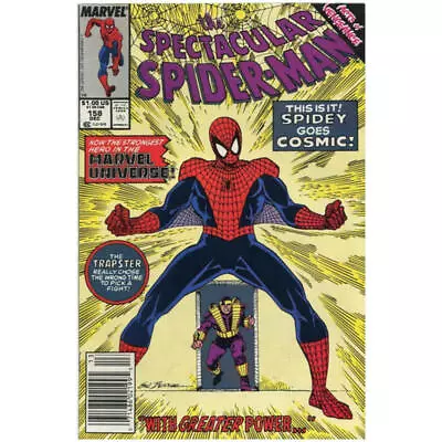 Buy Spectacular Spider-Man (1976 Series) #158 Newsstand In VF Minus. [a} • 14.90£