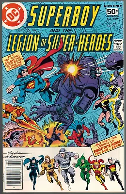 Buy Superboy Legion Of Super-Heroes 243  Earthwar Part 3!  VF+ 1978 DC Comic • 6.39£