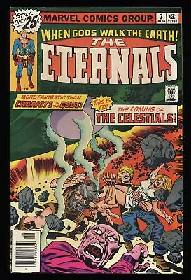 Buy Eternals #2 NM 9.4 1st Ajak Arishem And The Celestials! Jack Kirby! Marvel 1976 • 34.69£