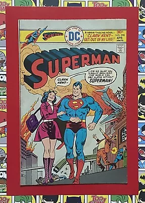 Buy SUPERMAN #298 - APR 1976 - 1st SOLARMAN APPEARANCE! - FN+ (6.5) CENTS COPY! • 7.99£