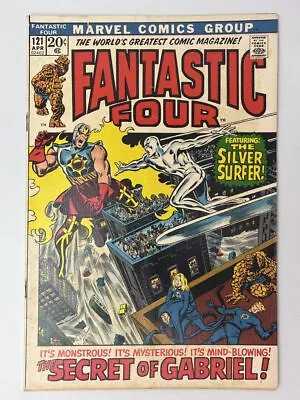 Buy Fantastic Four #121 (1972) Death Of Air-Walker In 5.0 Very Good/Fine • 24.12£