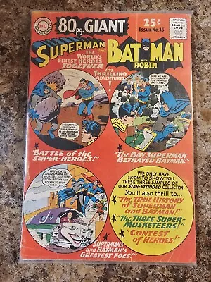 Buy 80 Page Giant #15 (1965) Superman & Batman Silver Age DC Comics GD-VG  • 19.18£