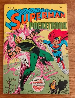 Buy COMIC - Superman Pocketbook No #18 1980 DC Egmont UK Comic Green Arrow • 7£