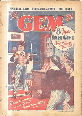Buy Vintage Boy's Comic The Gem Vol KLIL No 1459 Feb 1st 1936 NO FREE GIFT • 1.50£