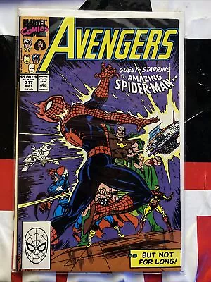 Buy Avengers #317 - Guest Starring Amazing Spider Man!  1990 • 4£