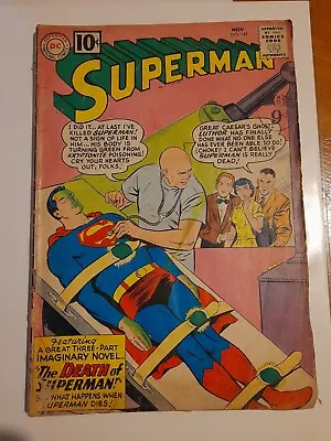 Buy Superman #149 Nov 1961 Good- 1.8  Death Of Superman • 14.99£