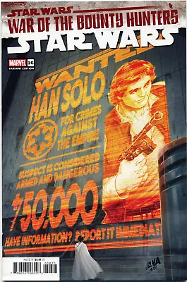 Buy Star Wars #16 Nakayama Wanted Poster Variant (marvel 2021) Near Mint First Print • 4.50£