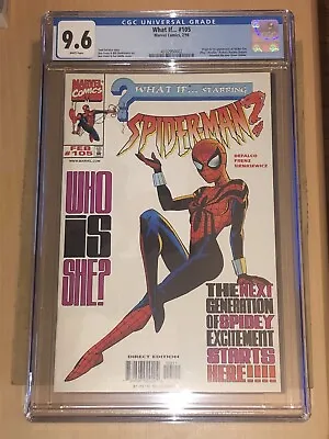 Buy WHAT IF...? #105 CGC 9.6 White Pgs 1998 1st Appearance Mayday Parker Spider-Girl • 319.80£