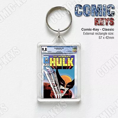 Buy Incredible Hulk #340 (Marvel 1988) Classic Size CGC  Graded  Inspired Keyring • 7.95£