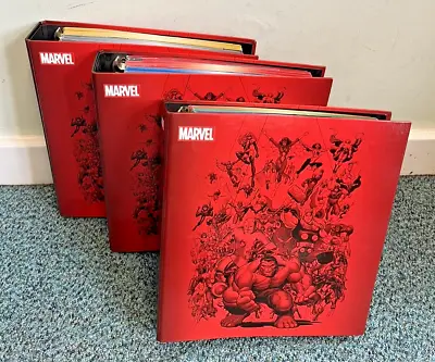 Buy Marvel Fact Files #1-44 Collector Issues Sorted In 3 X Binders/Folders Eaglemoss • 29.95£