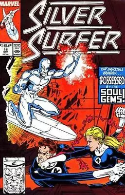 Buy Silver Surfer (1987) #  16 (6.0-FN) Mr. Fantastic, Invisible Woman 1988 • 5.40£
