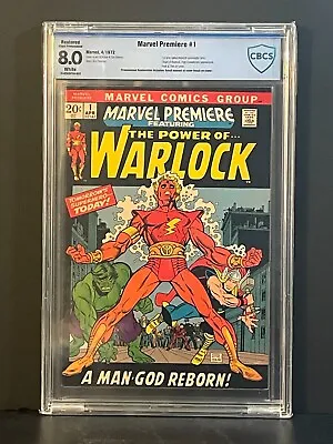 Buy Marvel Premiere #1 CBCS 8.0 Restored 1st Appearance Of Adam Warlock Named 1972 • 120.43£