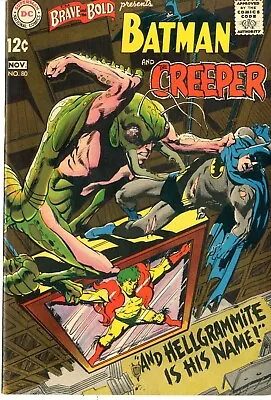 Buy Brave And The Bold  # 80     NEAR MINT-   Nov. 1968   Batman & Creeper    Adams • 137.97£
