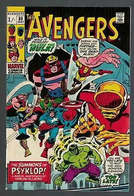 Buy Marvel Comics Avengers 88 Fn/VFN 7.0 1971 Summons Of Psyklop • 47.99£