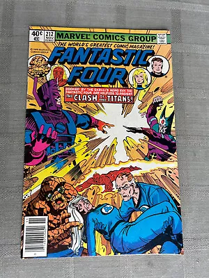 Buy Fantastic Four Volume 1 No 212 1978 IN Very Good Condition/Very Fine • 23.06£