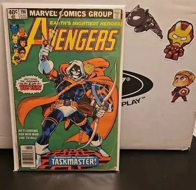 Buy Avengers #196 1st Appearance & Origin Taskmaster George Perez (1980) Lower Grade • 28.08£
