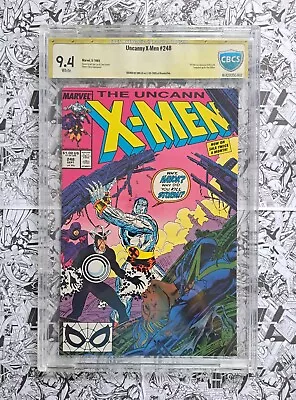 Buy 🔥UNCANNY X-MEN #248 CBCS 9.4 SIGNED By JIM LEE KEY BOOK FIRST JIM LEE X-MEN🔥 • 152.01£