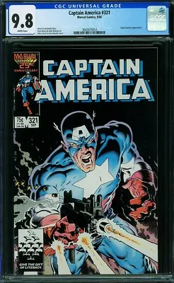Buy Captain America 321 CGC 9.8 (1986), Mike Zeck Cover, 1st U.L.T.I.M.A.T.U.M. • 275.92£