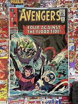 Buy The Avengers #27 - April 1966 - Marvel Silver Age Comic. Very Good Condition. • 9.95£