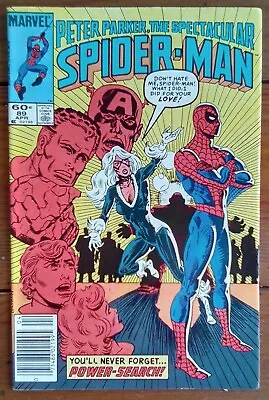 Buy Peter Parker The Spectacular Spider-man 89, Marvel Comics, April 1984, Vf- • 6.99£