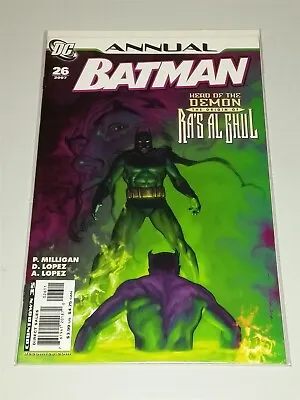 Buy Batman Annual #26 Nm (9.4 Or Better) Dc Comics October 2007 • 5.95£
