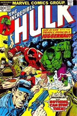 Buy Marvel Comics The Incredible Hulk Vol 1 #172 1974 5.0 VG/FN 🔑 • 26.34£