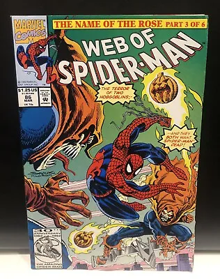 Buy Web Of Spiderman #86 Comic Marvel Comics Demogoblin • 8.77£
