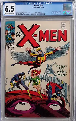 Buy 🔥uncanny X-men #49 Cgc 6.5*1968 Marvel*1st App. Polaris*silver Age Key*steranko • 181.76£