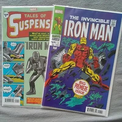 Buy Tales Of Suspense #39 & Iron Man #1  Facsimile Set Brand New Unread   N/mint  • 14.99£