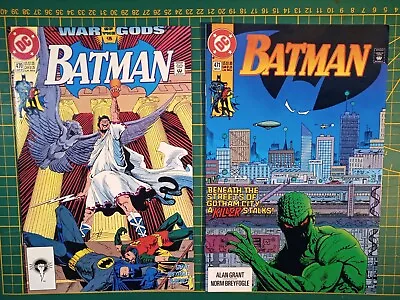 Buy Batman #470 (VF/NM) & #471 (VF+) Alan Grant & Norm Breyfogle (1991) 2X Comic Lot • 2.60£