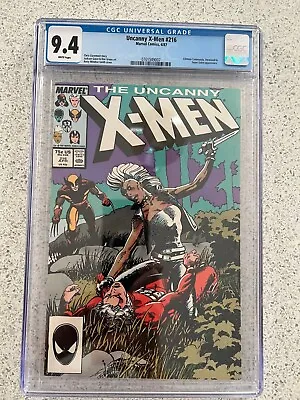 Buy Marvel Comics - The Uncanny X-Men Grade 9.4 #216 April 1987 • 33£