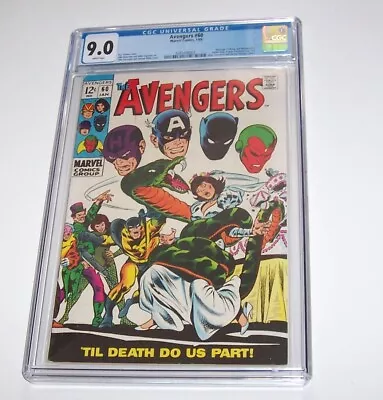 Buy Avengers #60  - Marvel 1969 Silver Age Issue - CGC VF/NM 9.0 • 219.87£