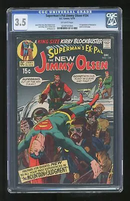 Buy Superman's Pal Jimmy Olsen #134 CGC 3.5 1970 0239741004 1st Darkseid (cameo) • 181.84£