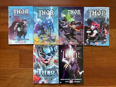 Buy Thor - God/Goddess Of Thunder - TPB Lot Of 6 - Jason Aaron • 35.47£