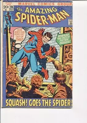 Buy Amazing Spider-man 106 Vf Romita Sr. 1972 • 35.75£