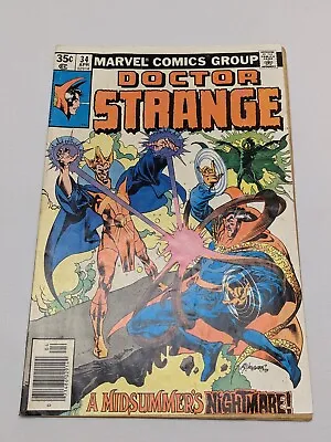 Buy Doctor Strange #34 Vintage 1979 Marvel Comic Group • 6.49£