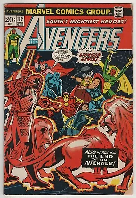 Buy Avengers #112    The Lion God Lives! - First Appearance Of Mantis! • 34.91£